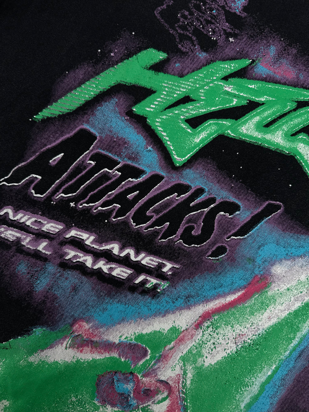 Playera Hellstar Electric Scream Negra