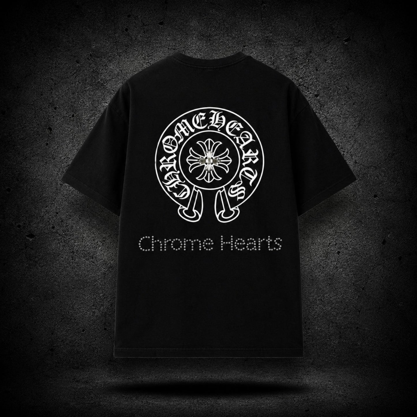 Chrome Hearts Circle Logo Black