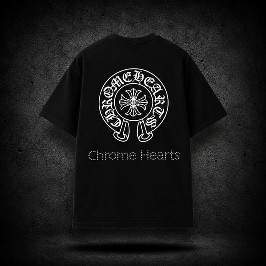 Chrome Hearts Circle Logo Black