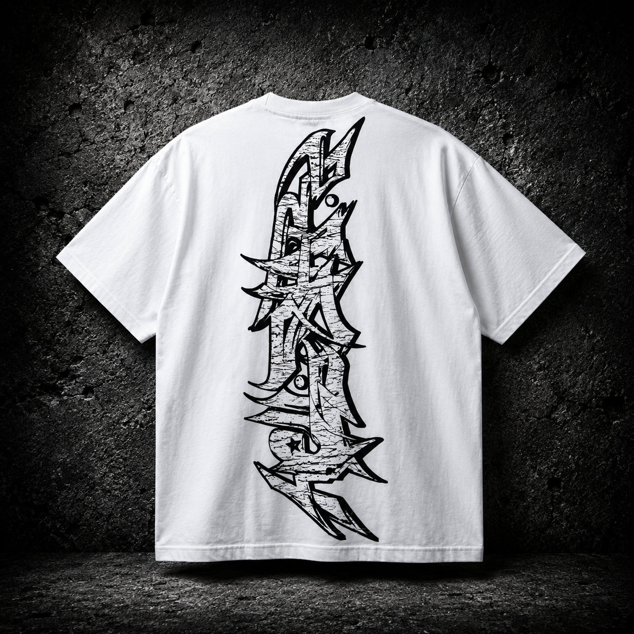 Playera Hellstar Digital Eye Blanca