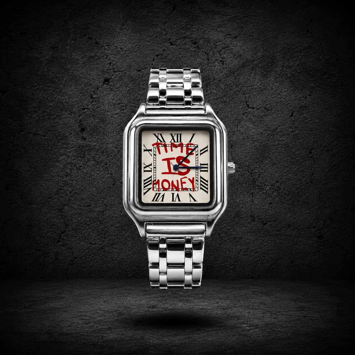 Reloj Time Is Money – Silver