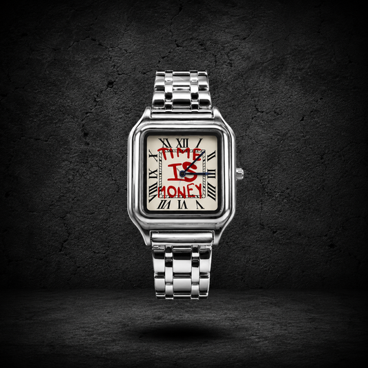 Reloj Time Is Money – Silver