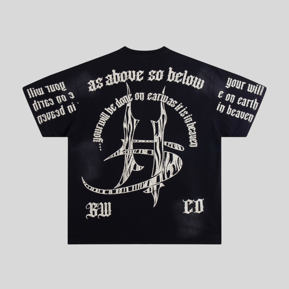 Playera Hellstar as above so belom