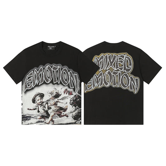 Playera Mixed Emotion – Vintage Angels Blac