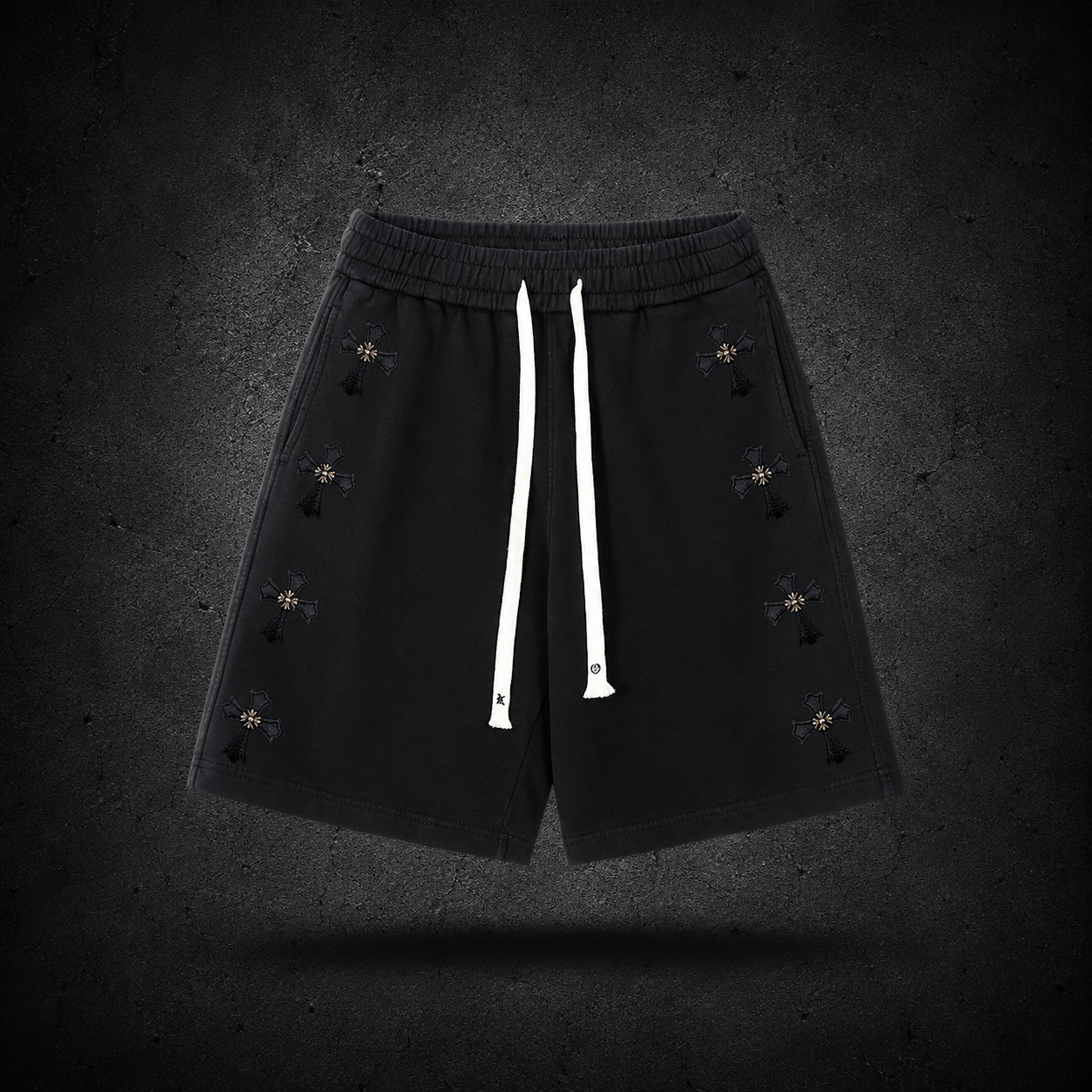 Short Chrome Cross Black
