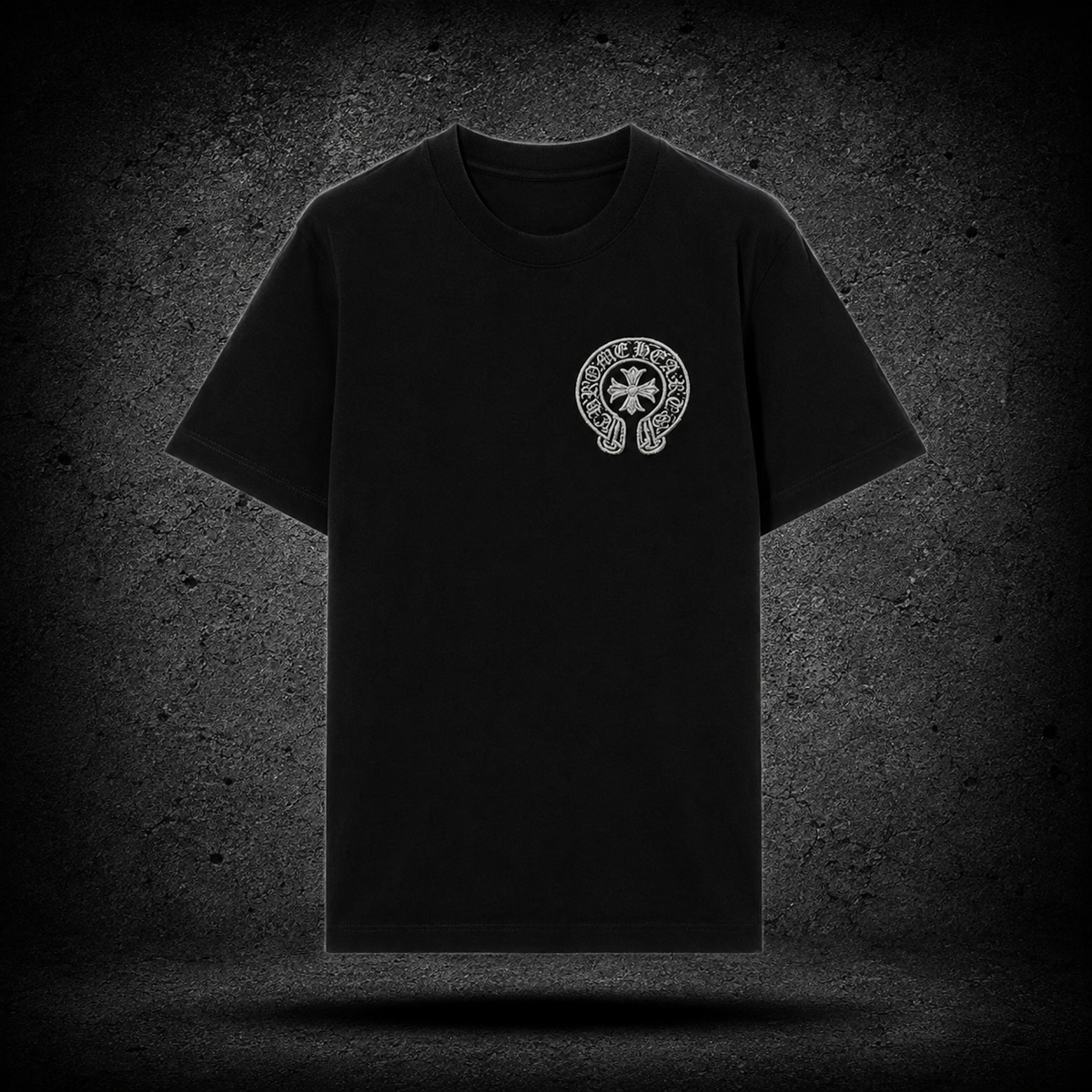 Chrome Hearts Horseshoe Cross Black Tee
