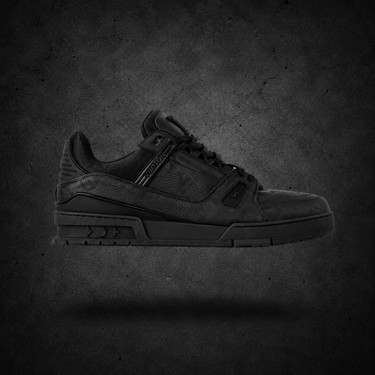 Tenis LV Trainer Denim Noir
