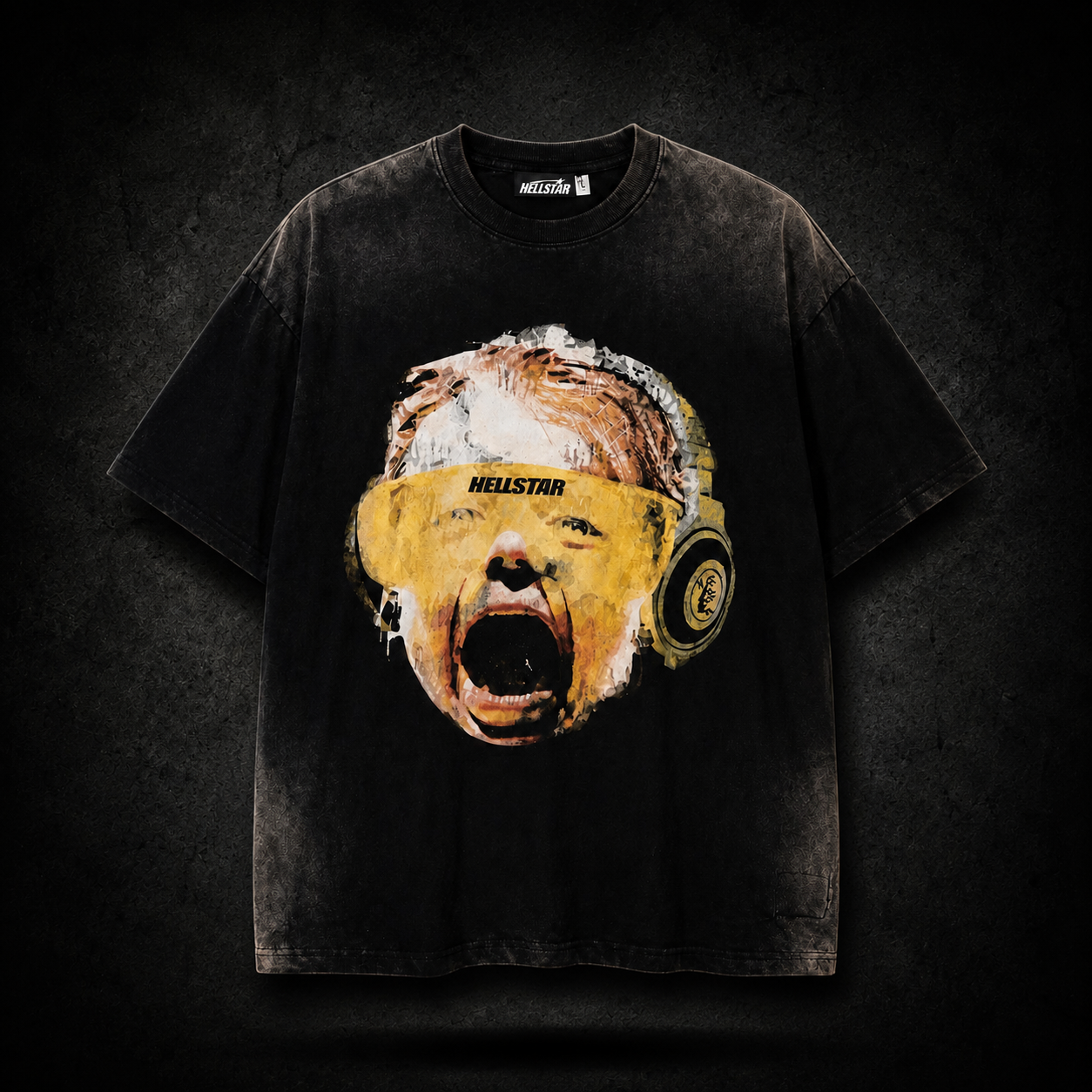 Playera Hellstar Cyber Vision Negra