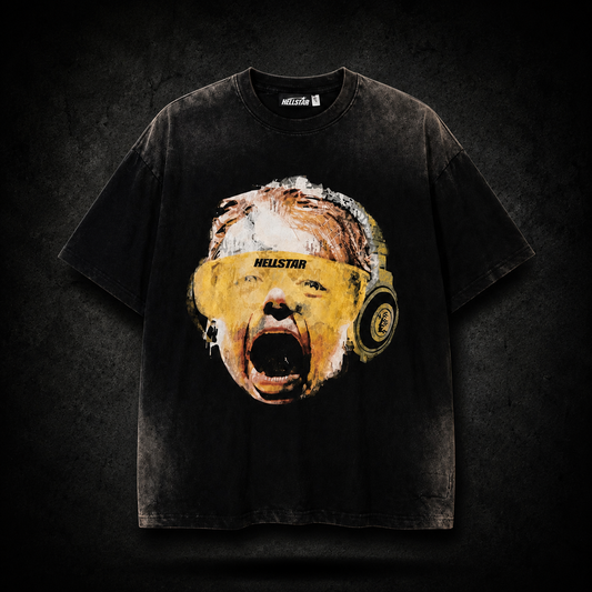 Playera Hellstar Cyber Vision Negra