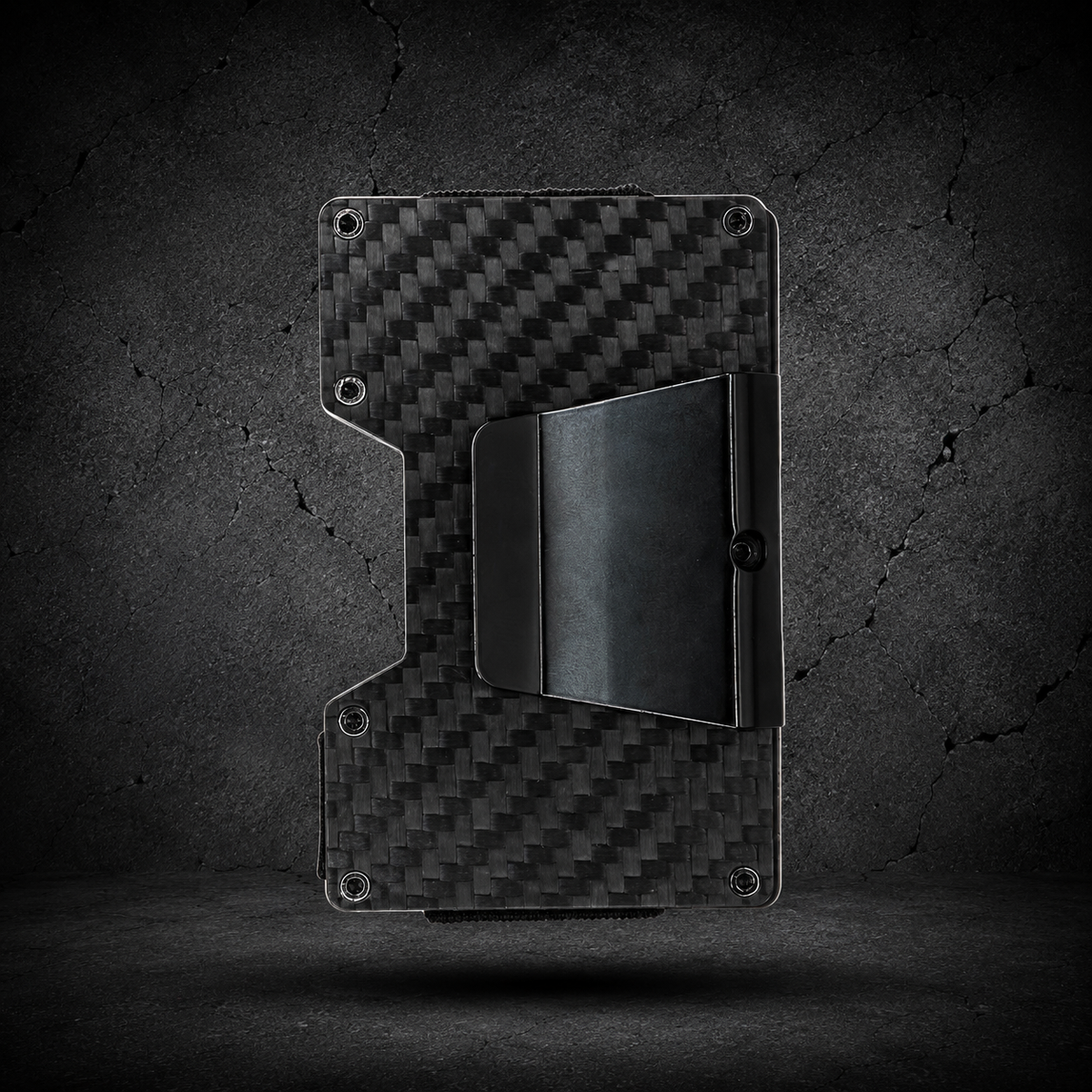 Cartera Tarjetero Carbon Fiber Money Clip – Negra