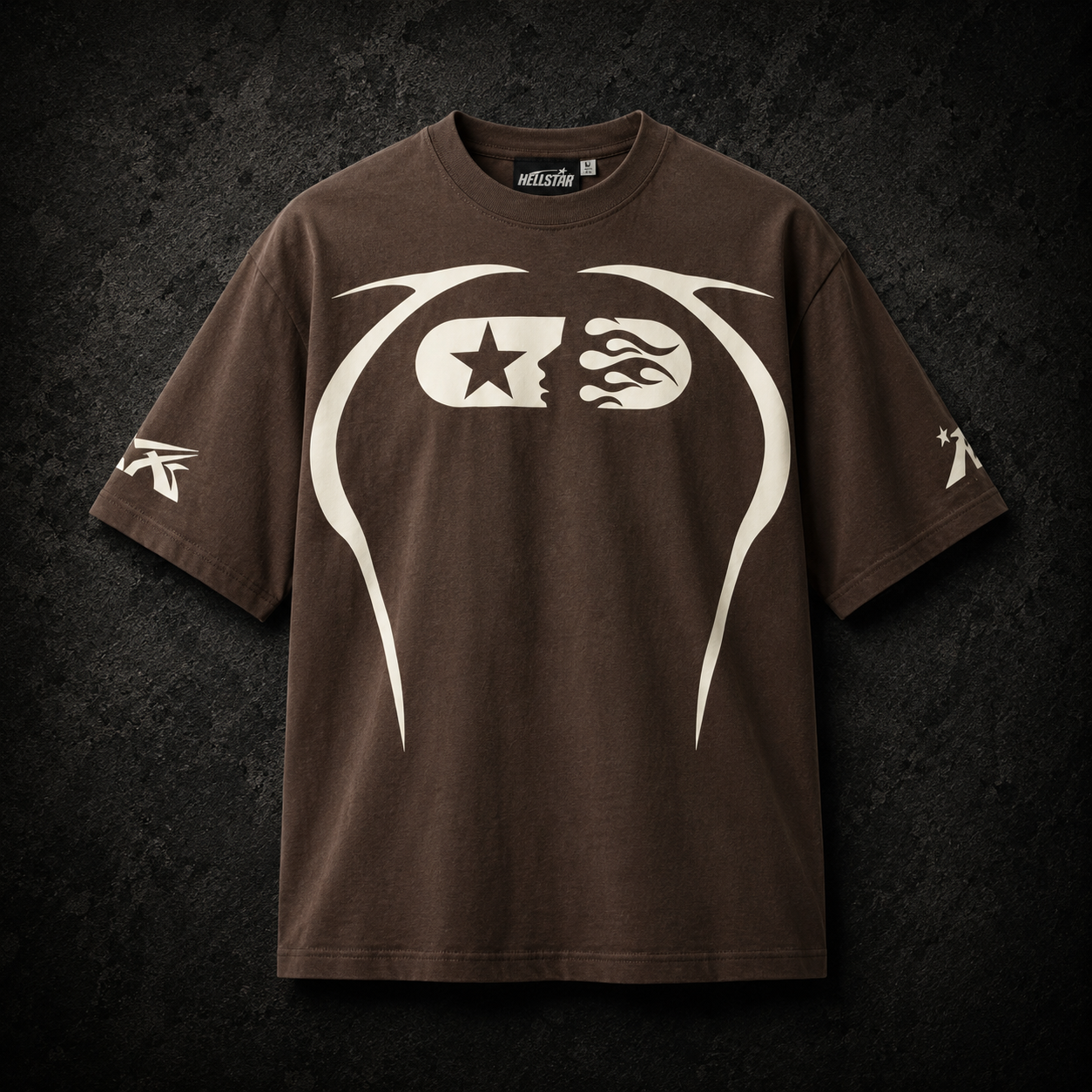 Playera Hellstar Eclipse Café