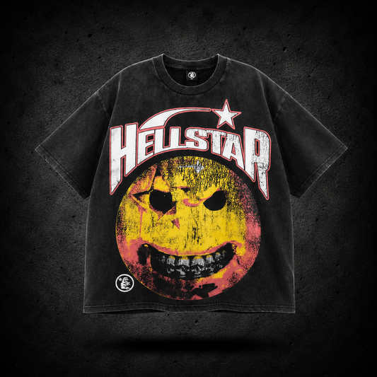 Playera Hellstar Eclipse Smile Black