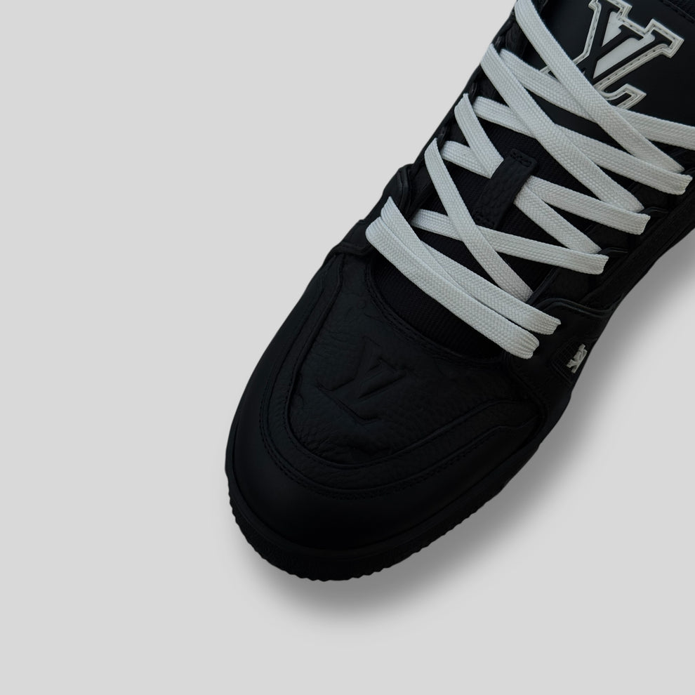 Louis Vuitton Trainer Black Embosed Monogram