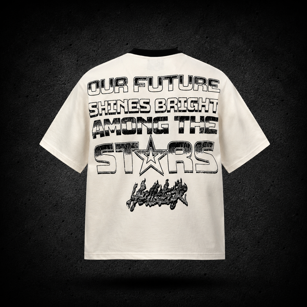 Playera Hellstar Phantom Mask White
