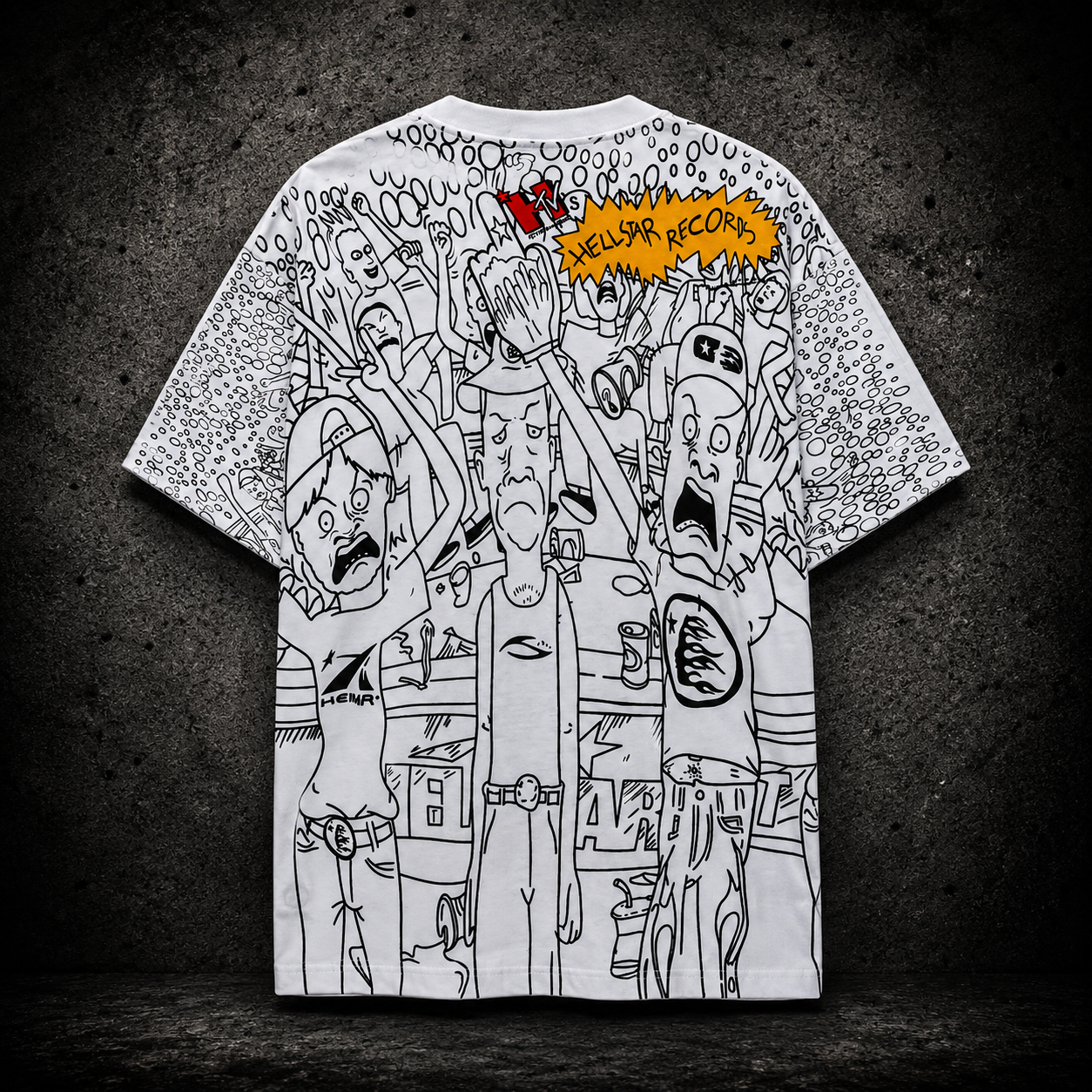 Playera Hellstar Records Retro Toons