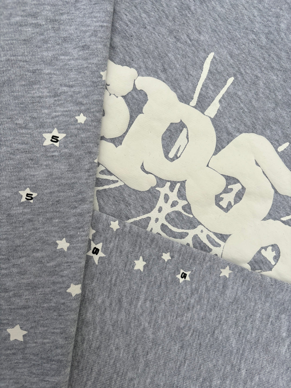Hoodie Sp5der Web Grey