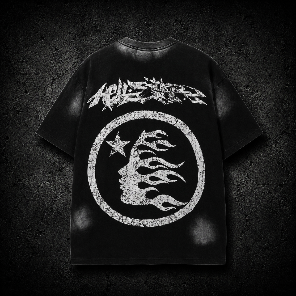 Playera Hellstar Graffiti Logo Black