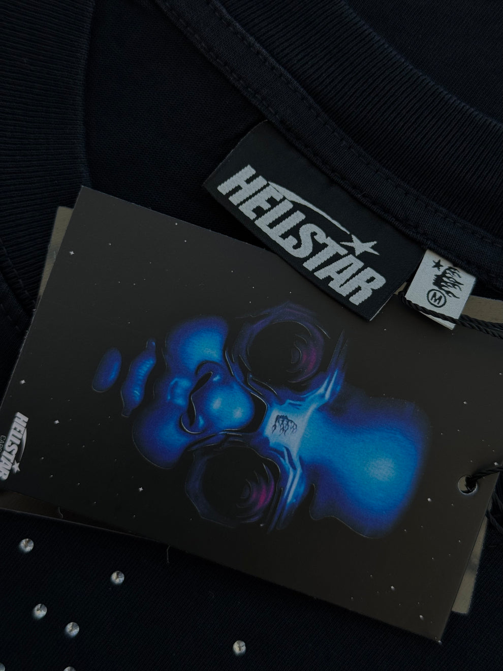 Playera Negra Brillos