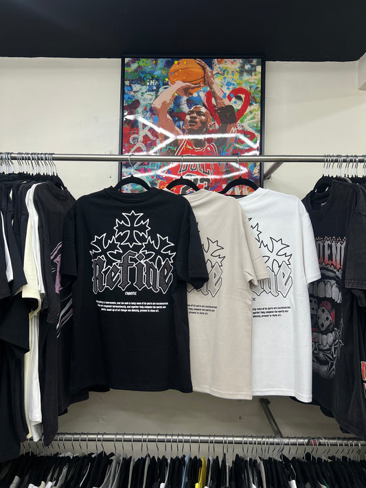 Playera Refine Cruces Góticas Oversize