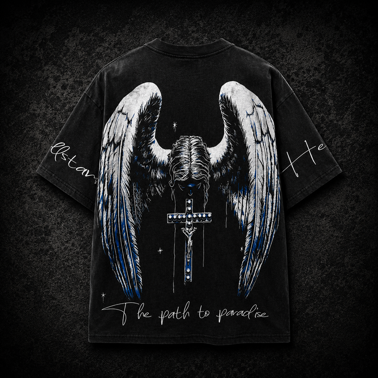 Playera Hellstar Blue Crown ⭐