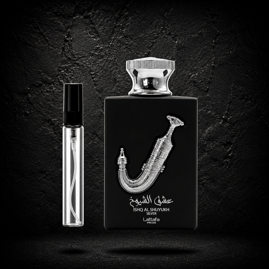 Decant 10ml "Ishq Al Shuyukh Silver"