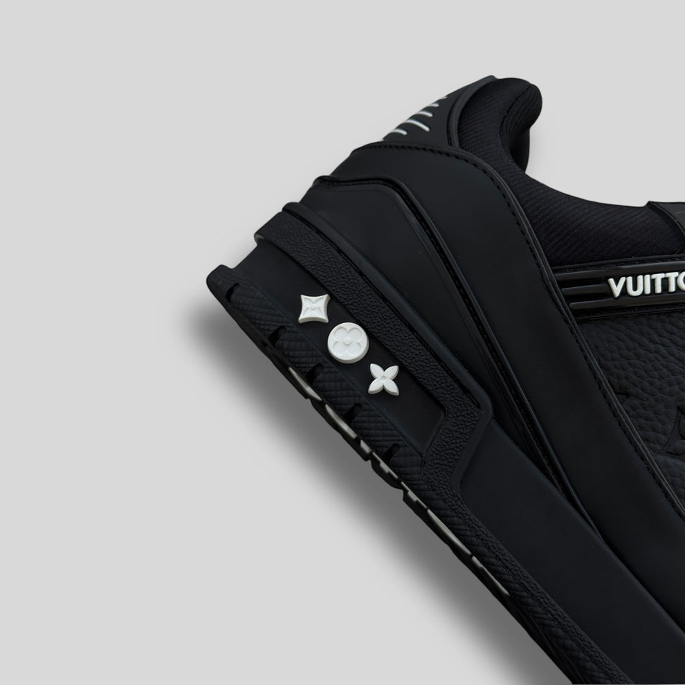Louis Vuitton Trainer Black Embosed Monogram
