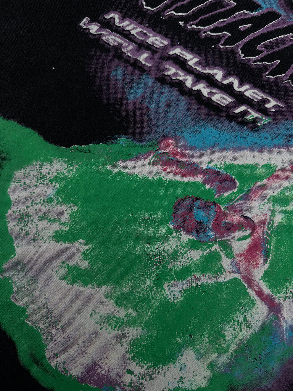 Playera Hellstar Electric Scream Negra