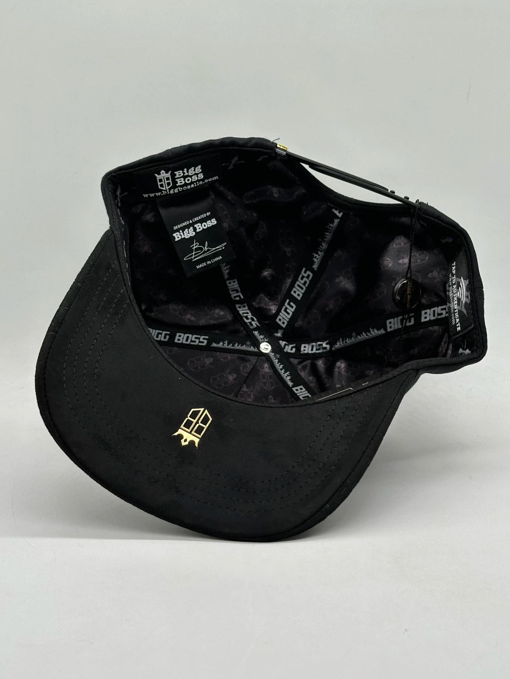 GORRA BIG BOSS // CRUZ BLACK/GOLD