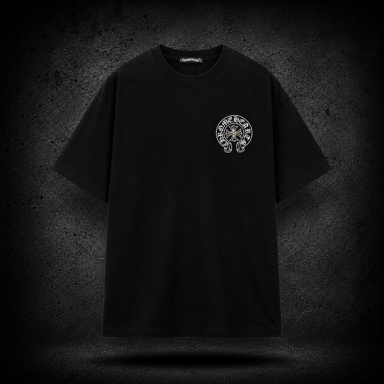 Chrome Hearts Circle Logo Black