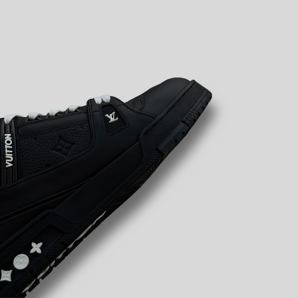 Louis Vuitton Trainer Black Embosed Monogram