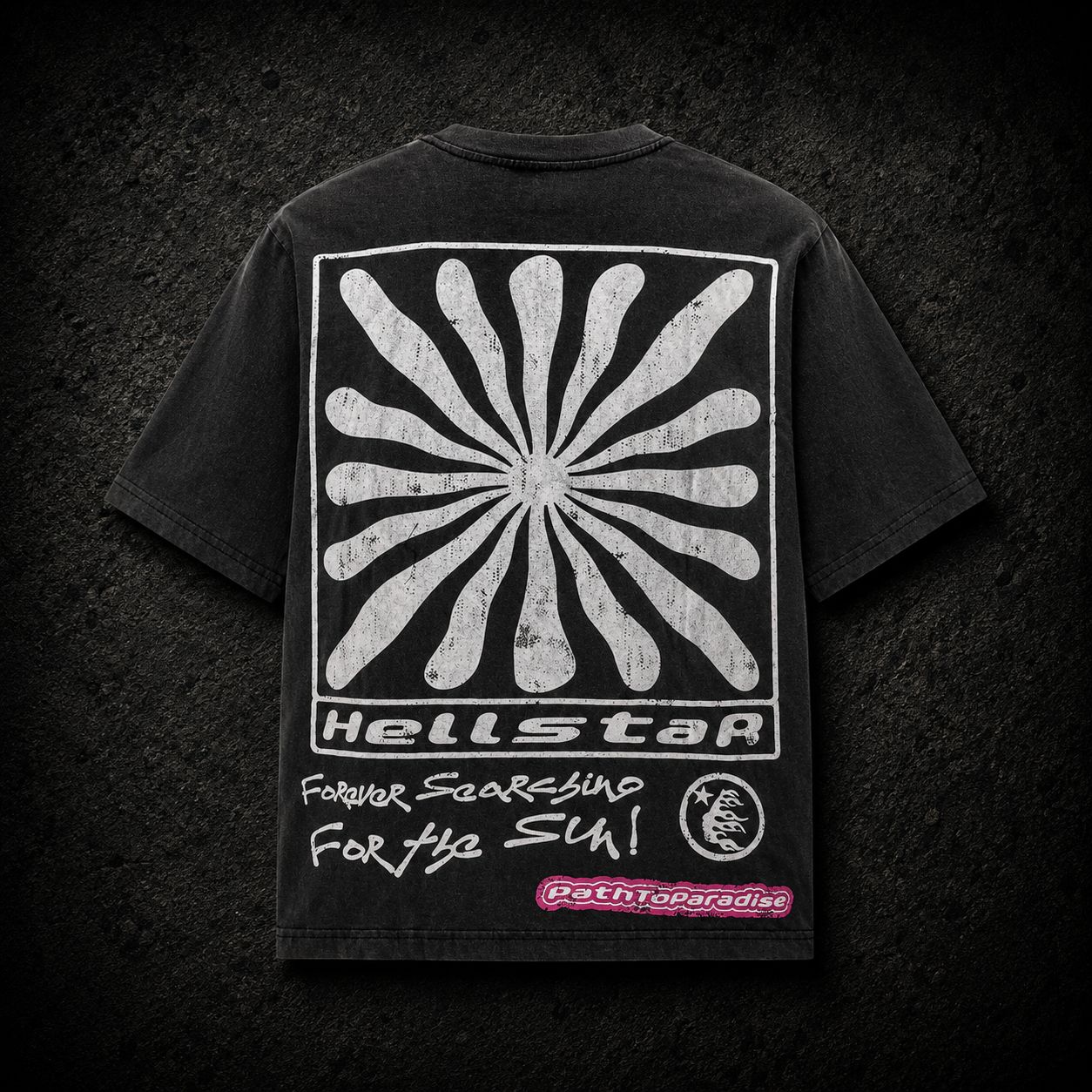 Playera Hellstar Blue Horizon Negra