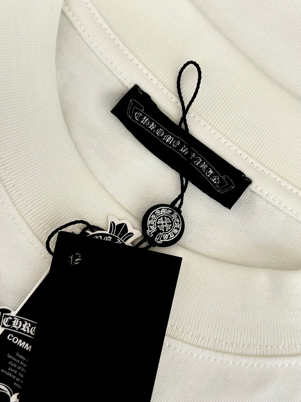 Chrome Hearts Horseshoe Cross White Tee