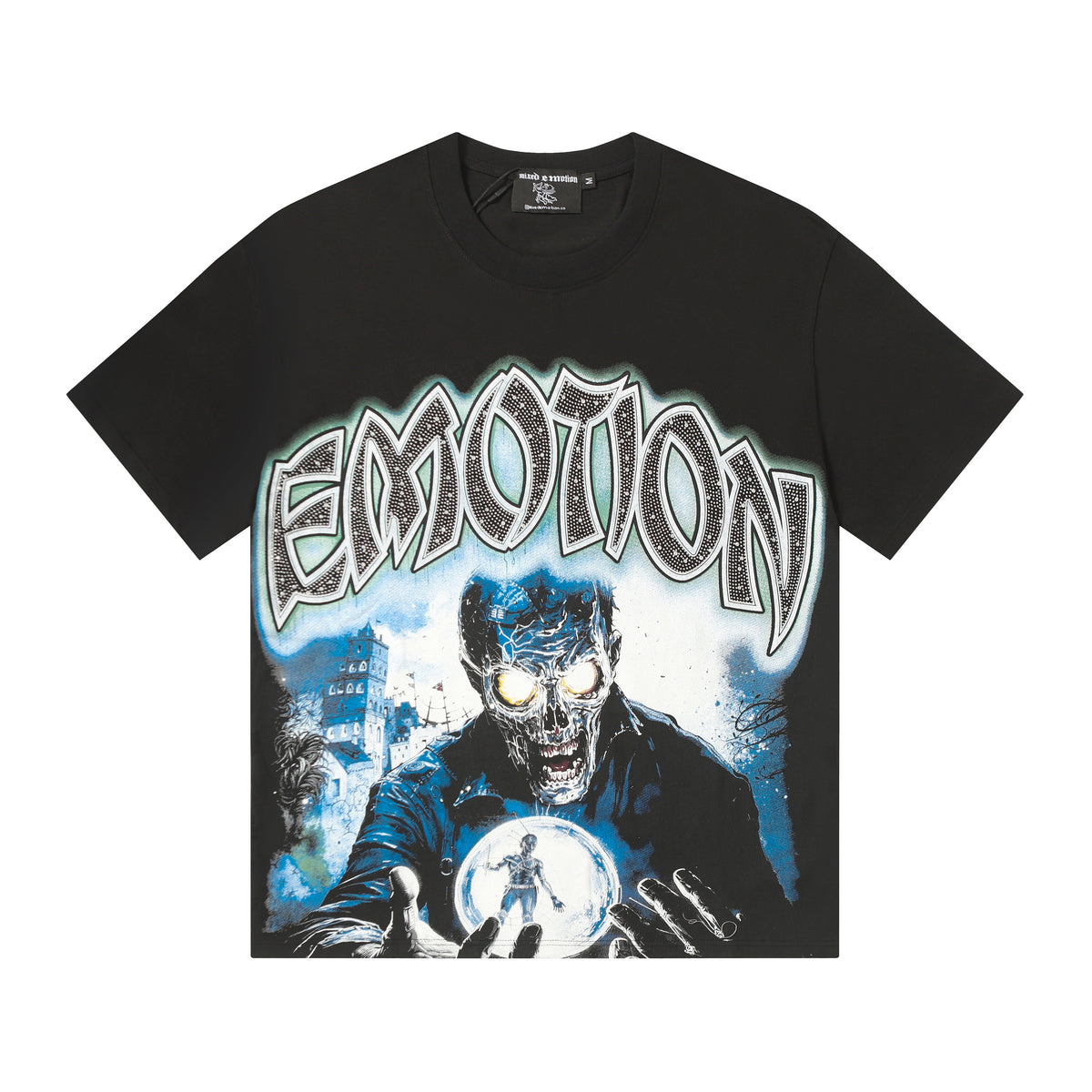 Playera Mixed Emotion – Dark Vision Black