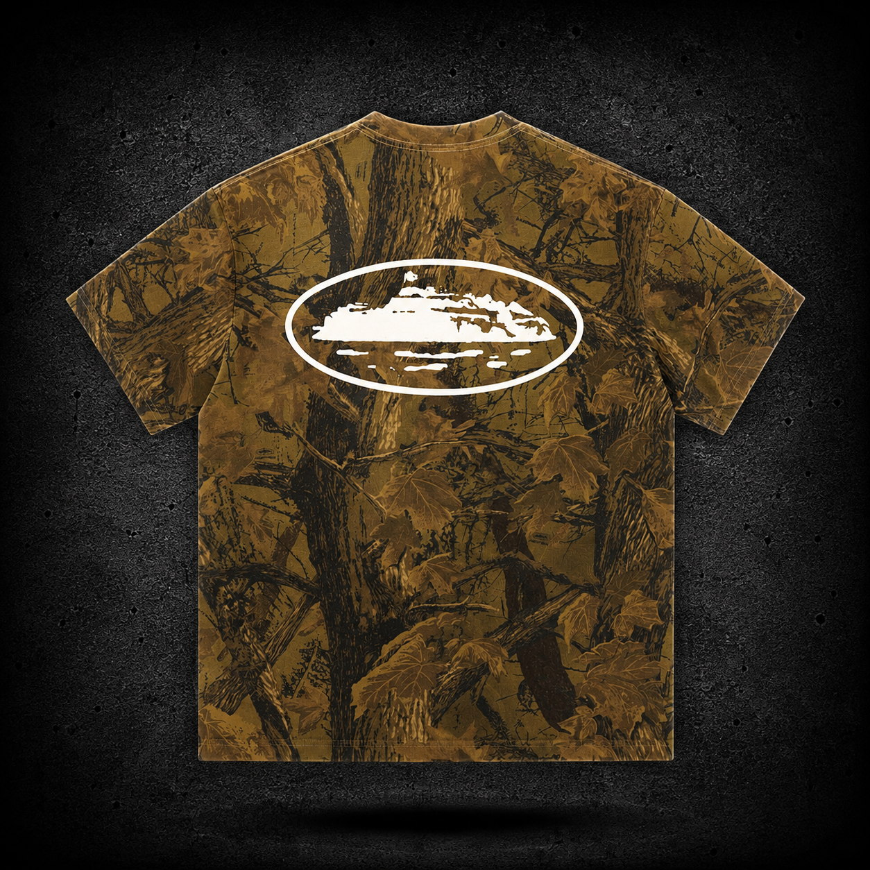 Corteiz Camo Forest Brown Tee