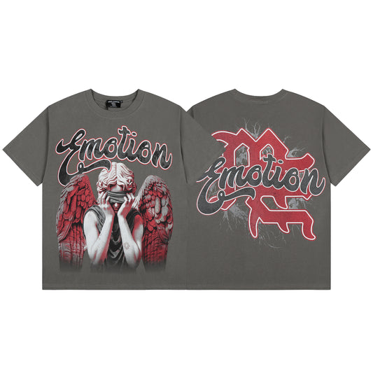 Playera Mixed Emotion – Fallen Angel Grey