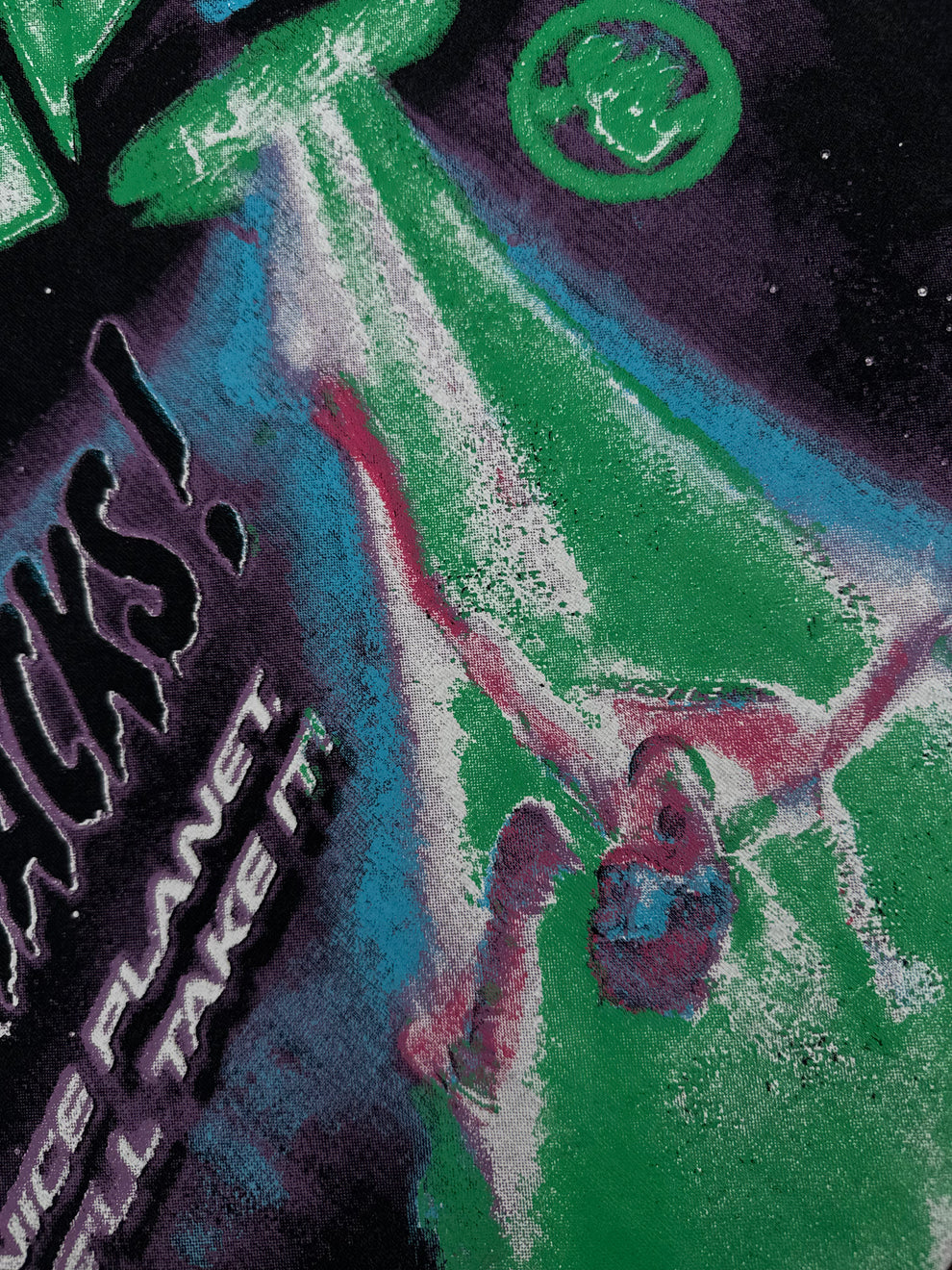 Playera Hellstar Electric Scream Negra