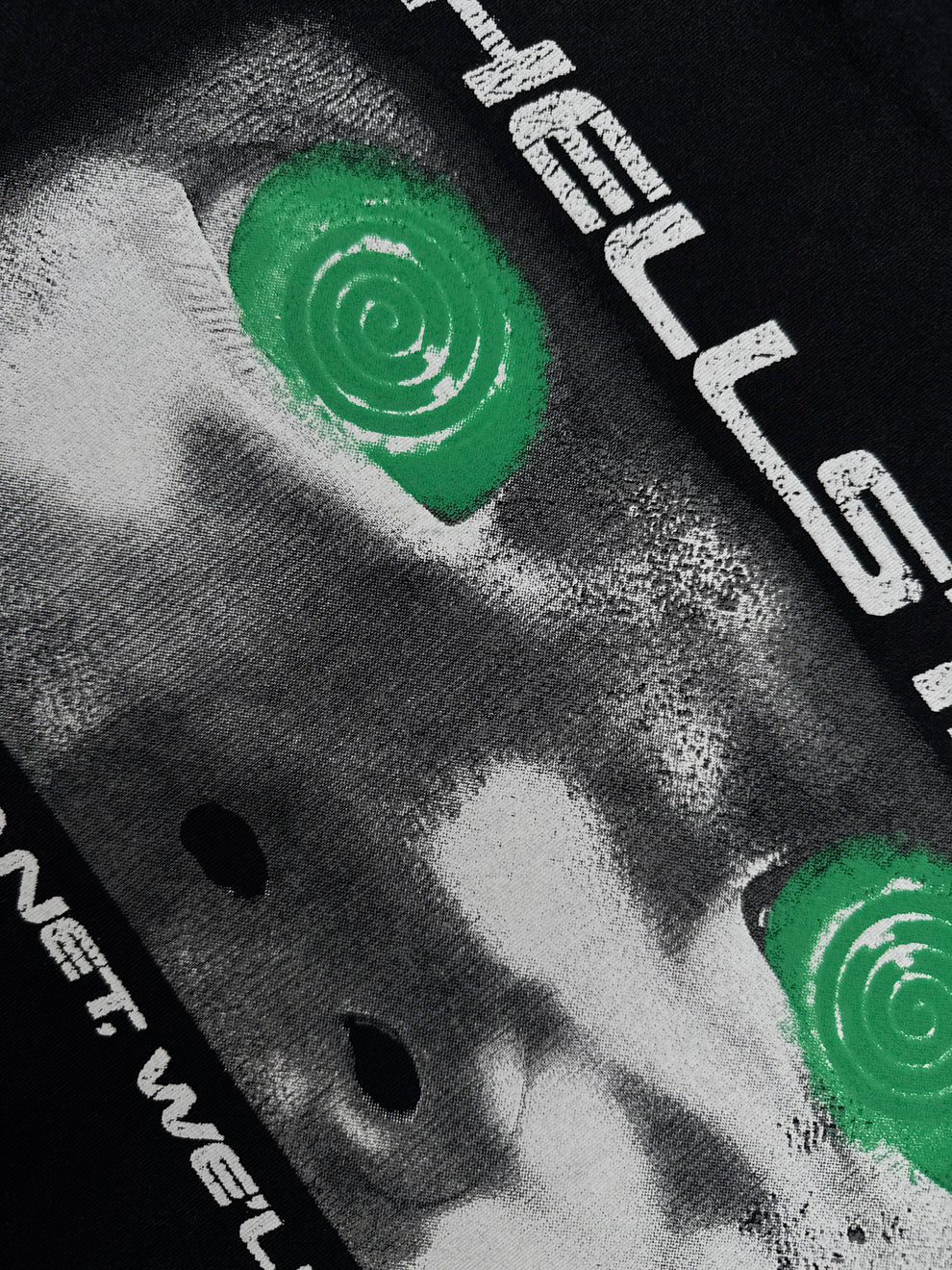 Playera Hellstar Electric Scream Negra