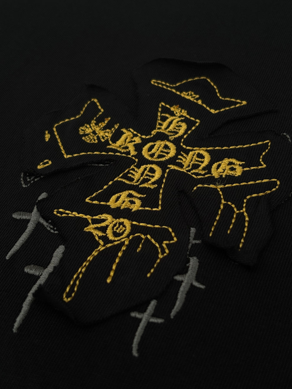 Playera Chrome Hearts Holy Cross Black