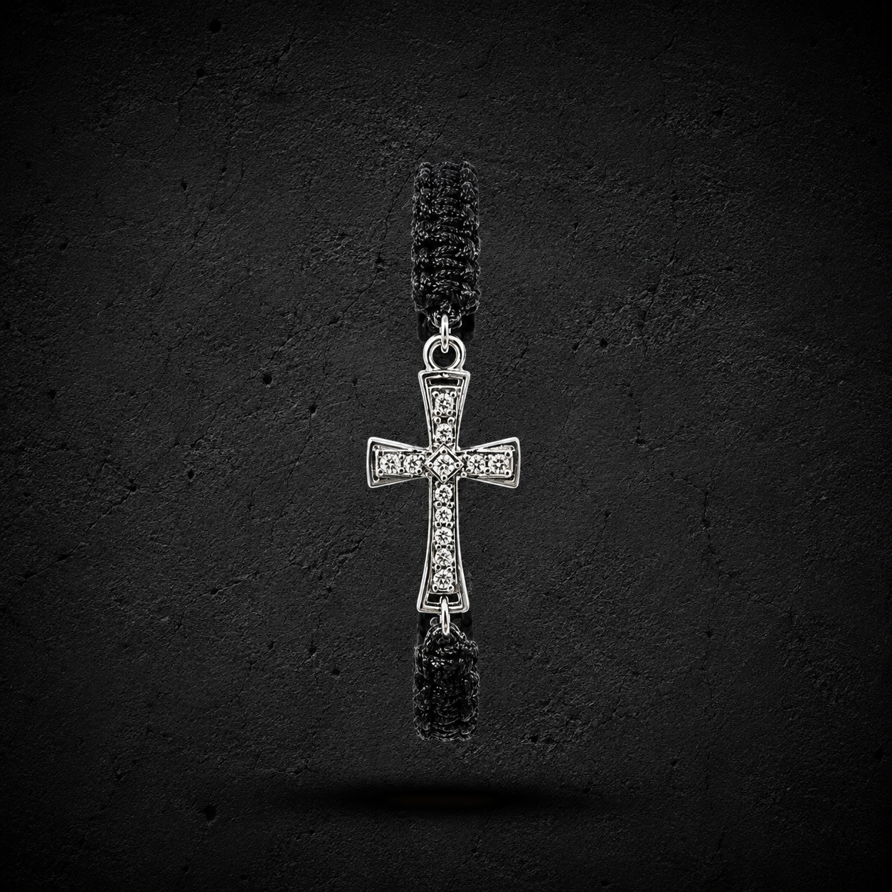 Pulsera Cross Silver White