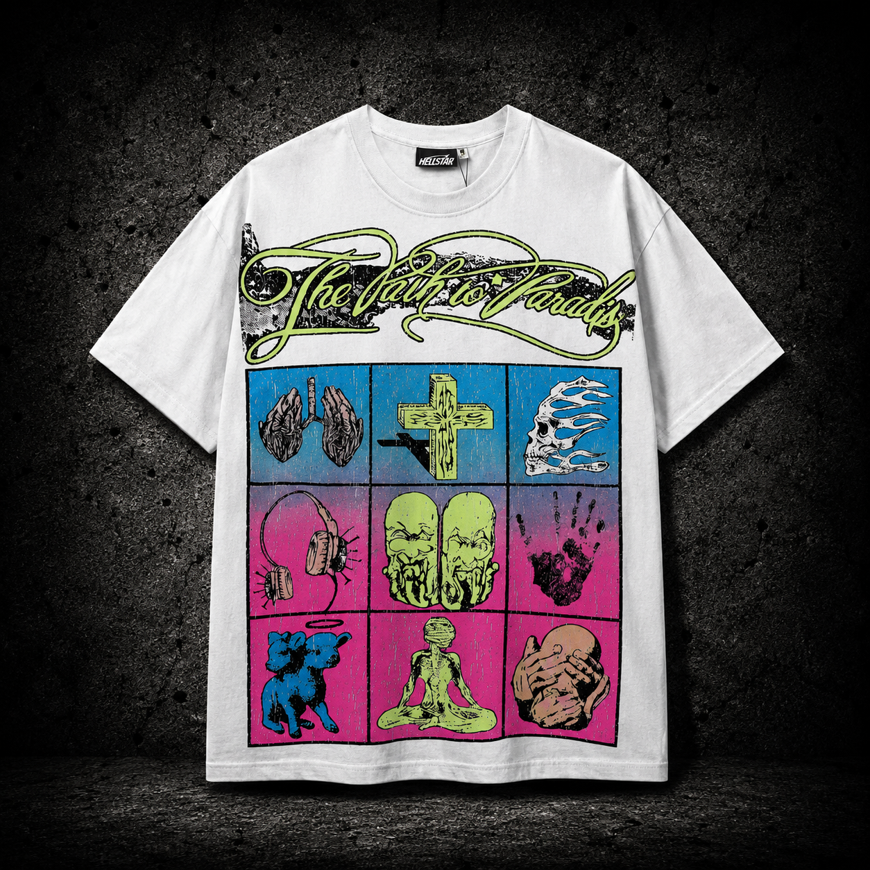 Playera Hellstar Sacred Panels