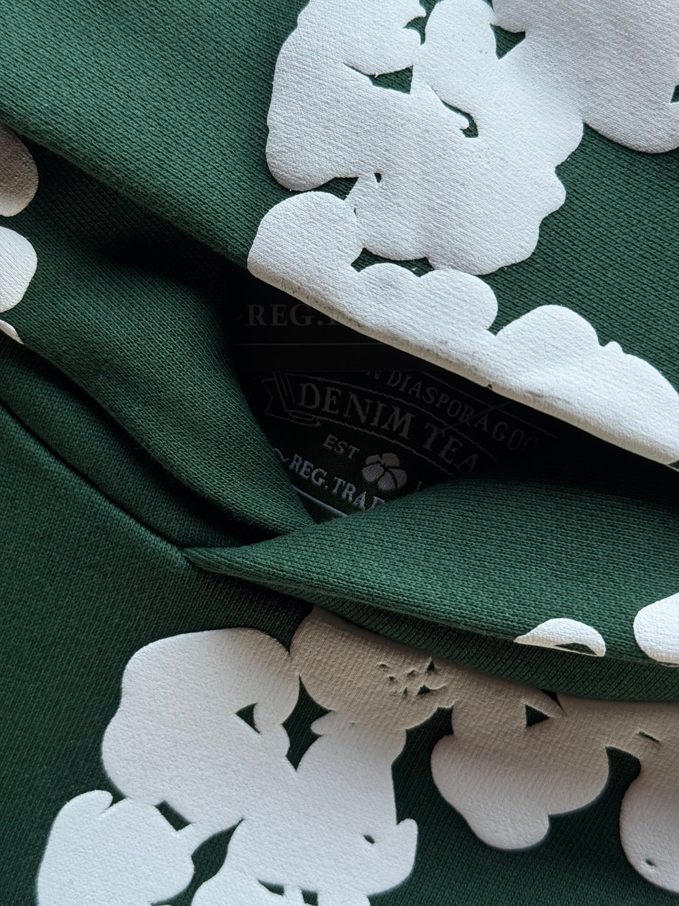 Hoodie Denim Tears Verde