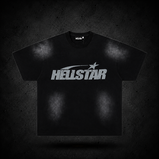 Playera Hellstar Classic Logo Negra