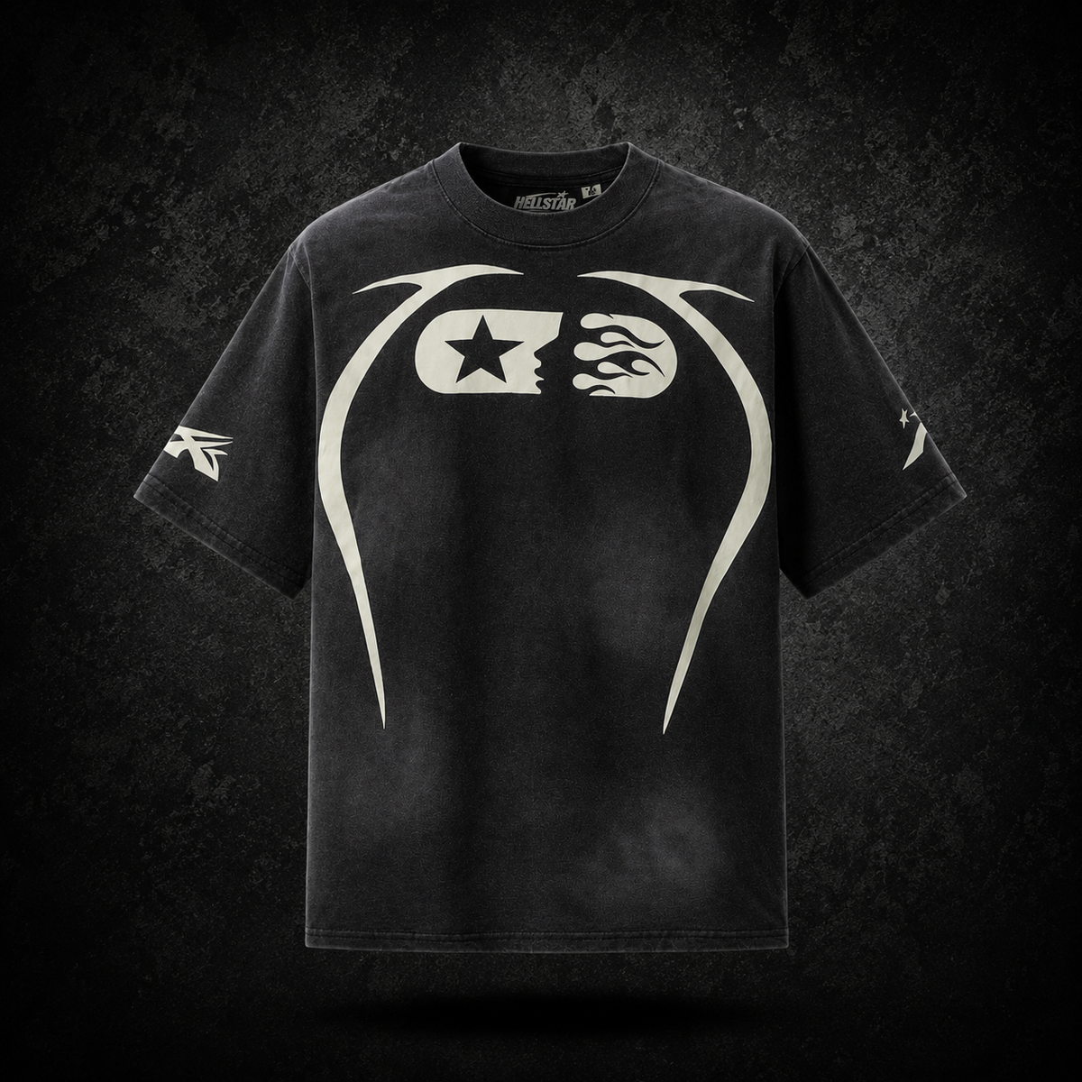Playera Hellstar Eclipse Negra