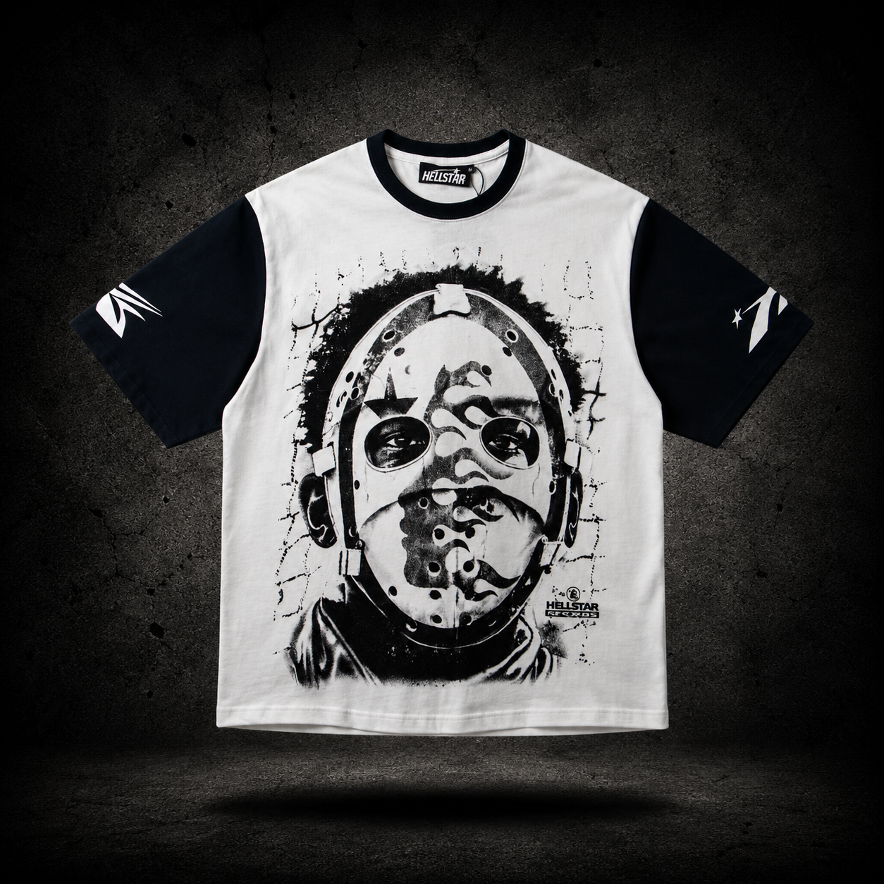 Playera Hellstar Phantom Mask Blanca
