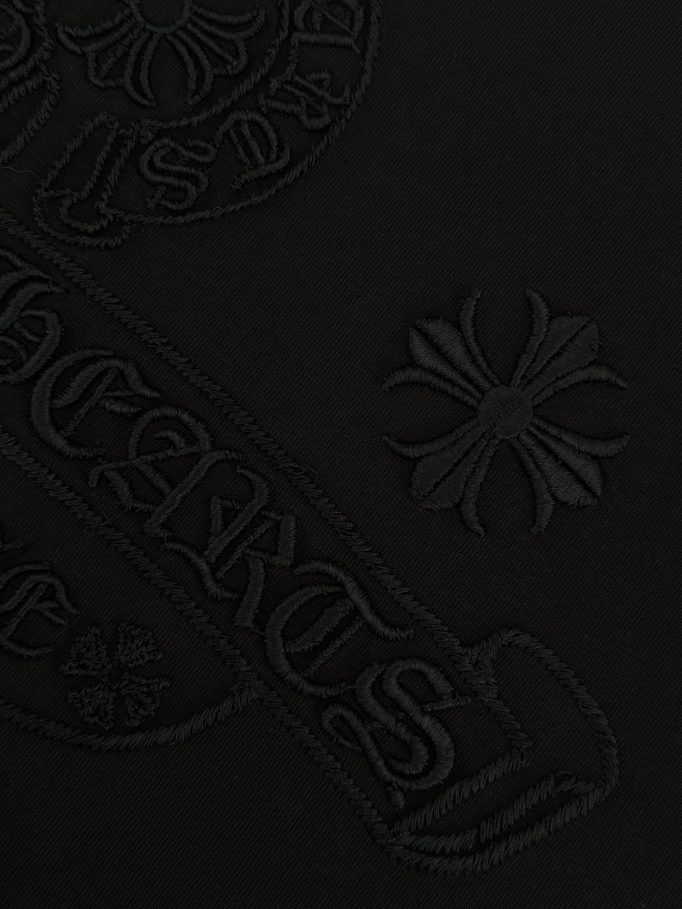 Chrome Hearts Tonal Black Tee 🖤