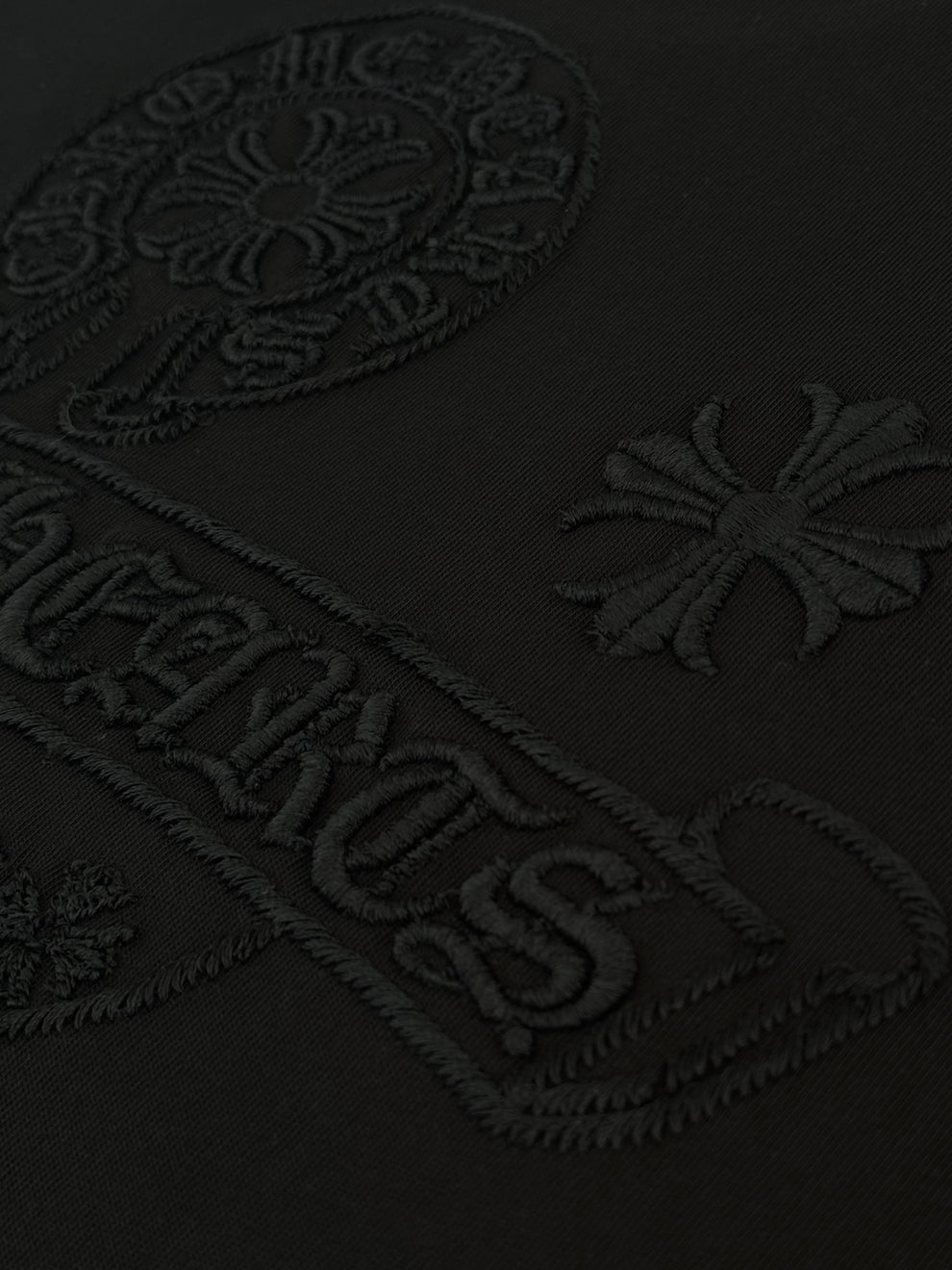 Chrome Hearts Tonal Black Tee 🖤