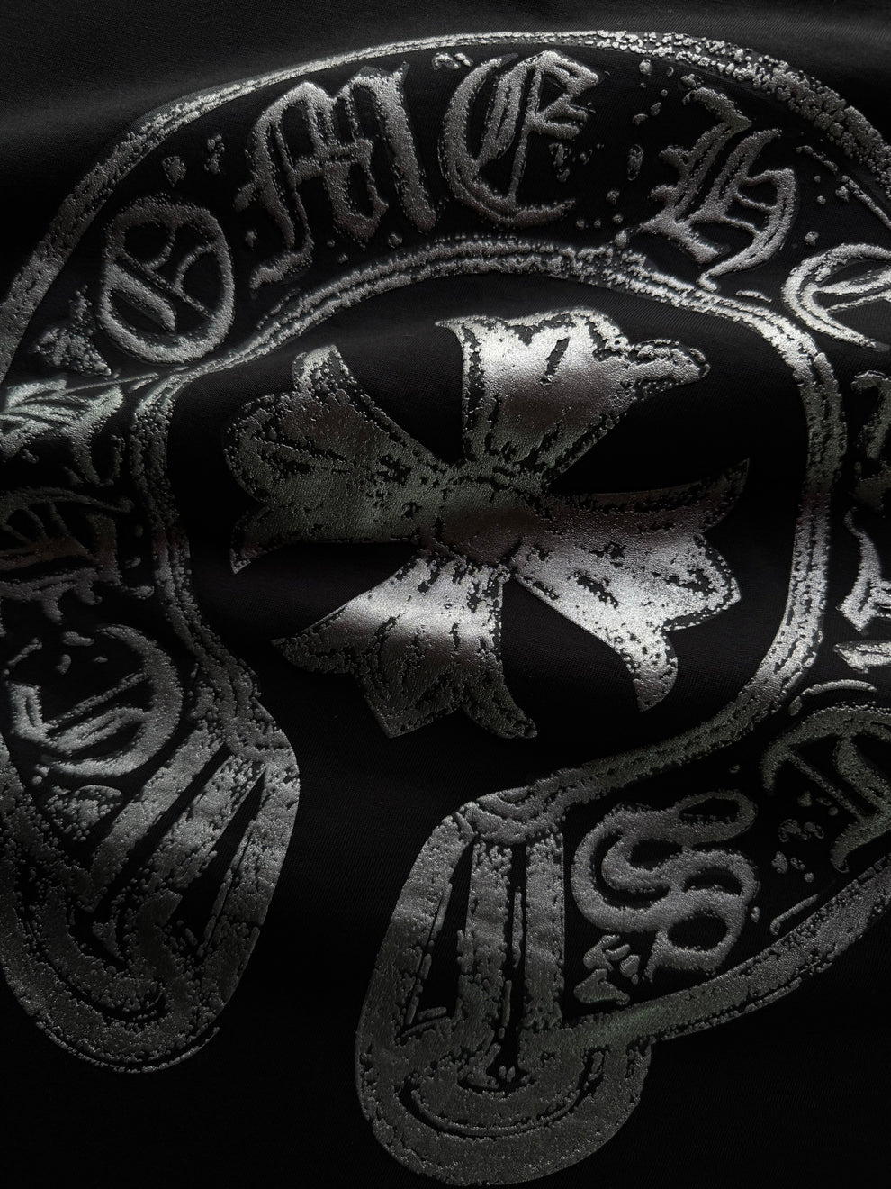 Chrome Hearts Horseshoe Cross Black Tee