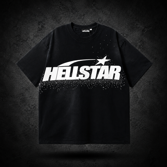 Playera Hellstar Classic Logo Negra