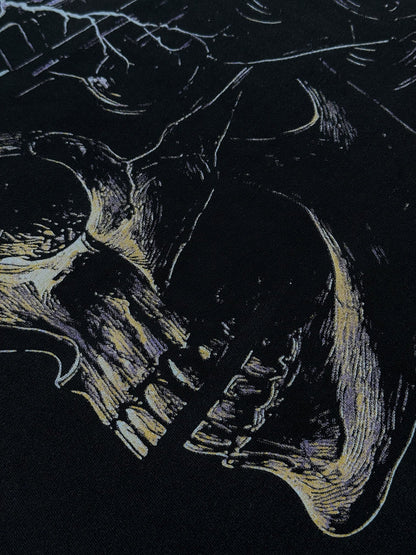 Playera Hellstar Neural Skull Negra