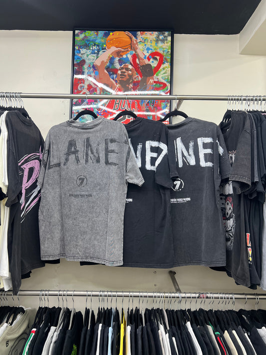 Playera Planet 7 Deslavada Oversize